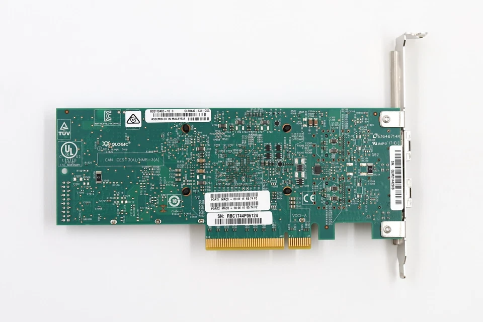 QLogic QLE8442-CU-CSC Dual-Port 10GbE PCIe x8 SFP Network Adapter High Profile - Image 4 of 4