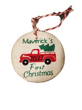 Hamemade Wood Slice Ornaments