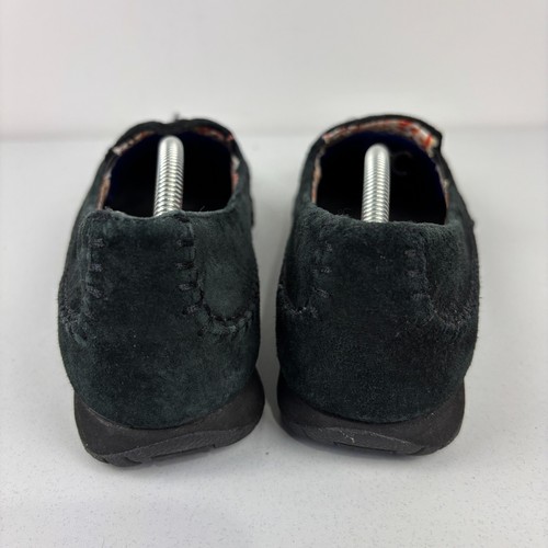 Skechers Relaxed Fit Womens US 8 Bikers Black Suede Memory Foam - Picture 5 of 8