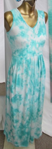 Linea by Louis Dell'Olio V-Neck Tie Dye Seafoam Maxi Dress XL NWOT | eBay