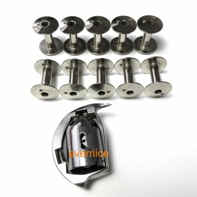 Shuttle Hook + 10 Bobbin  For Golden Wheel Cs-2040 2050 243 273 411 461 471 491