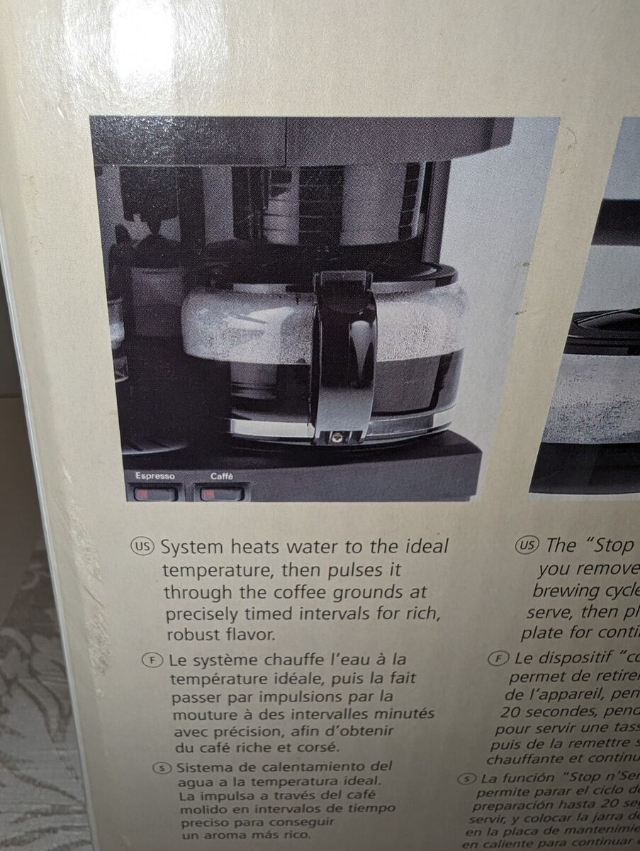 Krups IL Caffe Duomo Type 985 Black Espresso Machine Coffee Krups IL Caffe Duomo Type 985 Black Espresso Machine Coffee
