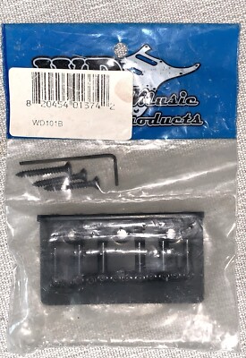 WD Music Products WD101B Fixed Top Mount Black Bridge New! Old Stock