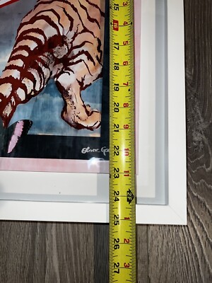 OLIVER GAL GUCCI PARMA TIGERS WALL ART 25” x 25” SHADOWBOX $695