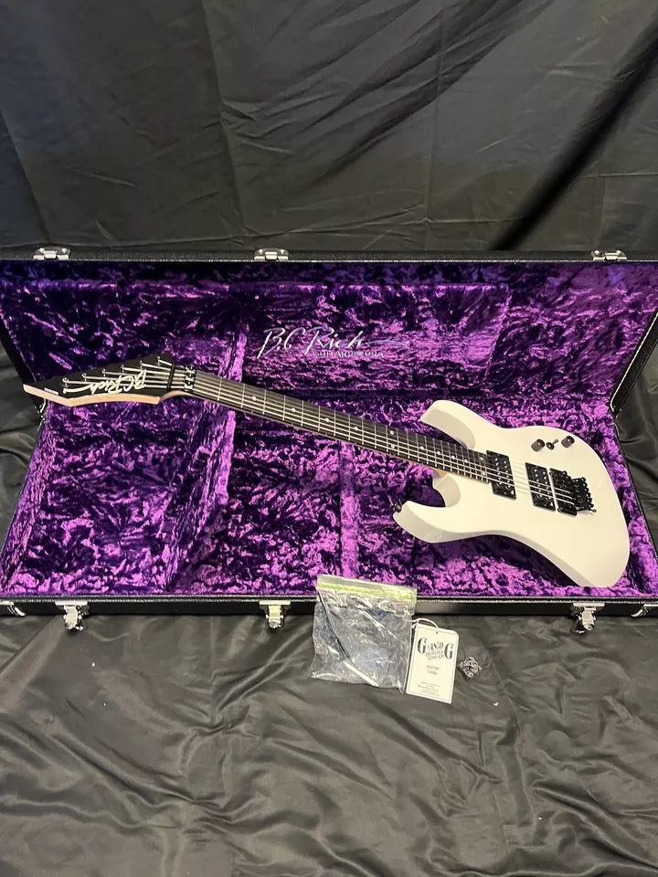 BC Rich USA Handcrafted ST24 Handcrafted Electric Guitar White Reverse Headstock - Image 4 of 4