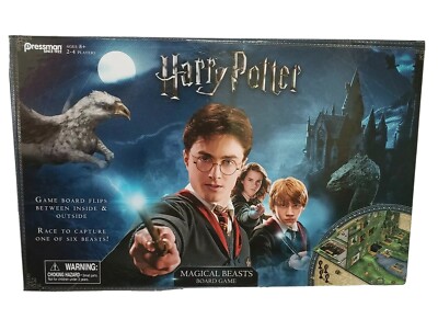 Pressman Harry Potter Magical Beasts Board Game 2-4 Players Ages 8 & Up EUC