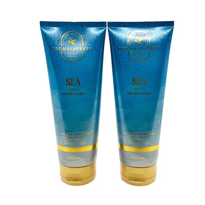 *2 PACK* JASMINE EUCALYPTUS Body Cream BATH & BODY WORKS New