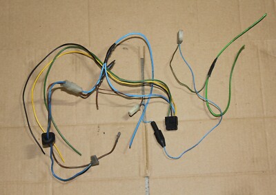 GENUINE BMW E30 HEATER BLOWER CONTROL WIRING HARNESS PART & FUSE DASHBOARD OEM