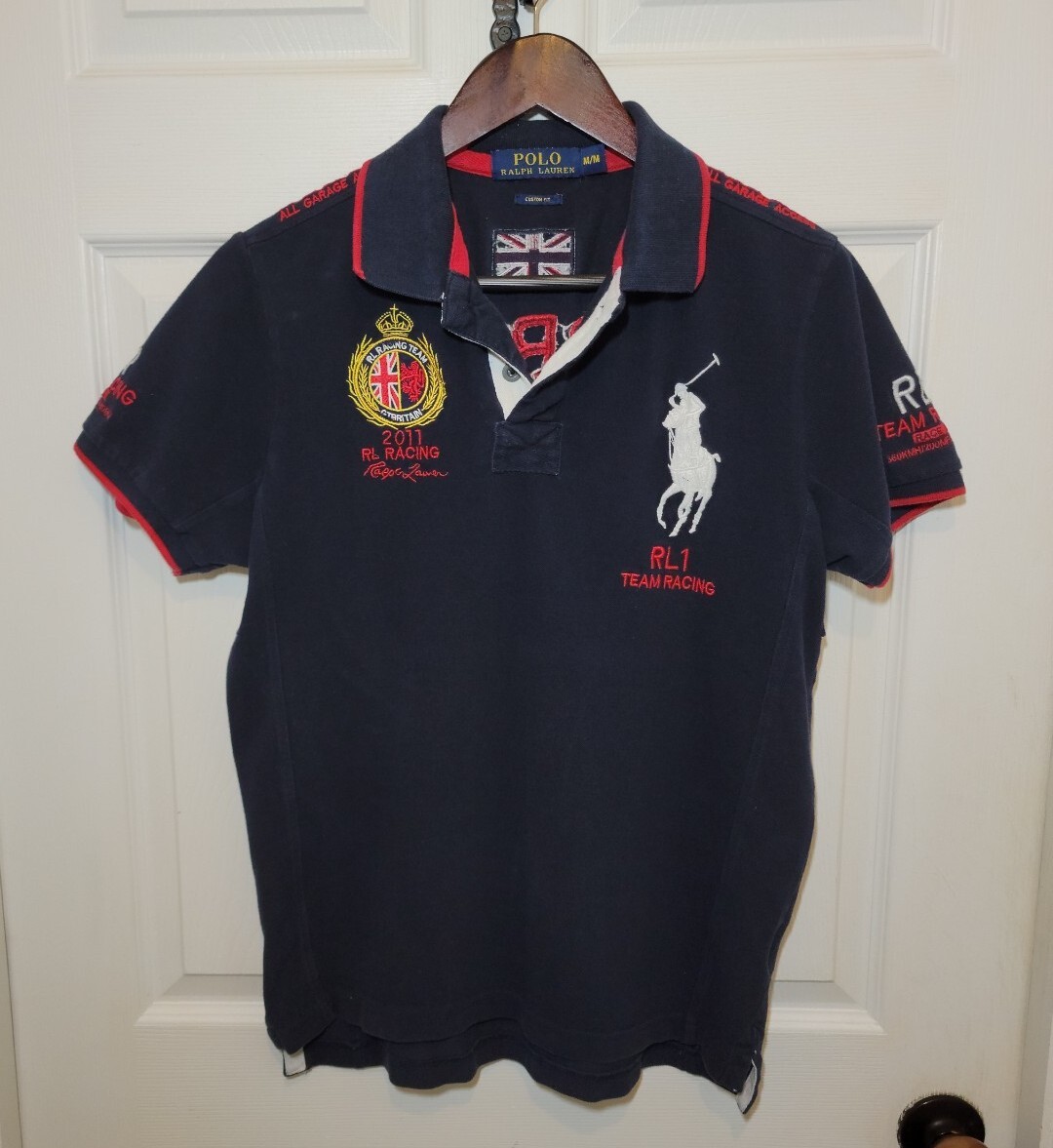 Polo Ralph Lauren 2011 Britain RL1 Team Racing Polo Navy Big Pony