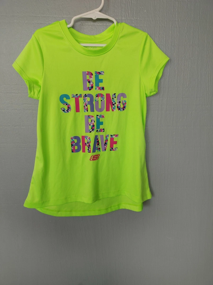 Skechers Active Girl s Top Sizzling Green Performance Short Sleeve