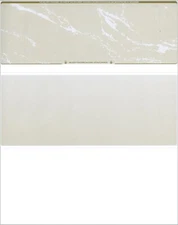 25 Blank Check Stock Paper - QuickBooks Checks - Check on Top - Gold Marble 
