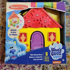 Melissa  Doug Blues Clues  You Wooden Take Along House