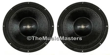 Pair 12" inch 8 ohm HQ WOOFERS Bass Speaker Studio Home Cabinet Sub Replacements