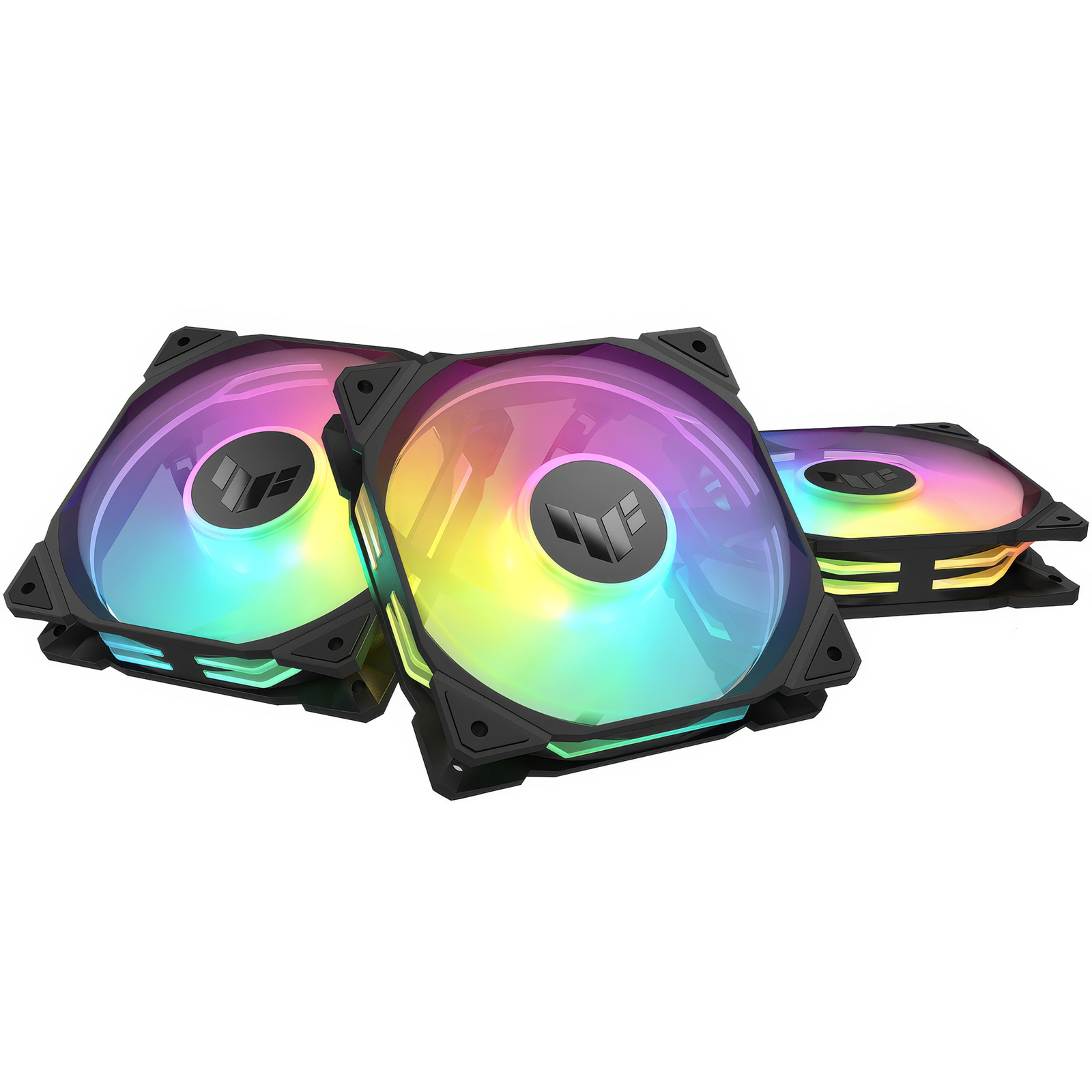 Asus TUF Gaming TR120 Reverse ARGB, Pack da 3 - Nero