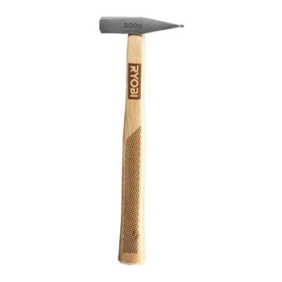 Ryobi Schlosserhammer 200g & 500g aus Kickory-Holz Hammer Werkzeug