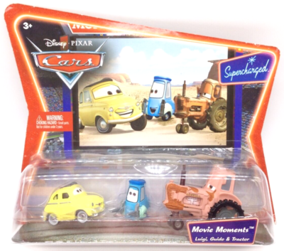 ミニカー sa713 Pixar Cars Supercharged Tractor Pixar Cars Frank Harvester Tractors Red Bulldozer Diecast