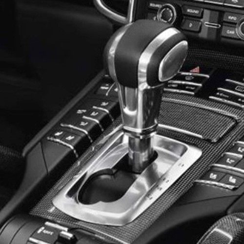 Center Gear Shift Lever Kit For Porsche Cayenne 958 92A 11-17 Leather Black - Picture 2 of 8
