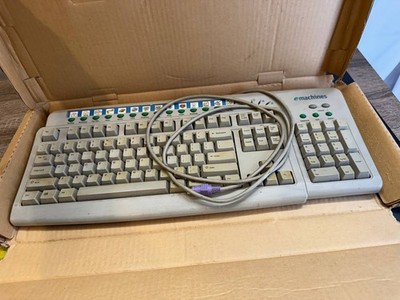 Vintage eMachines K61753A Multimedia PS/2 Keyboard