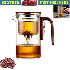 Magnetic Filtration Teapot Water Separation Anti-Drip Heat Resistant Herbal Brew