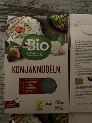4x  Konjak Nudeln DM Bio OVP