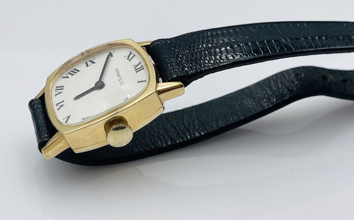 Tiffany & Co. Vintage 14k Yellow Gold Manual Wind Ladies Watch | eBay