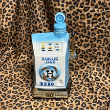Harold&rsquo;s Club Reno Jim Beam Slot Machine Decanter 1969 Casino Collectible