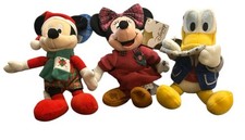 Disney Minnie Mouse Plush and Donald Duck Lot of 3 Small Stuffed Animals NWT