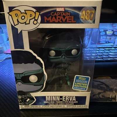 Funko Pop! Vinyl: Marvel - Minn-Erva - GameStop San Diego Comic Con  #487