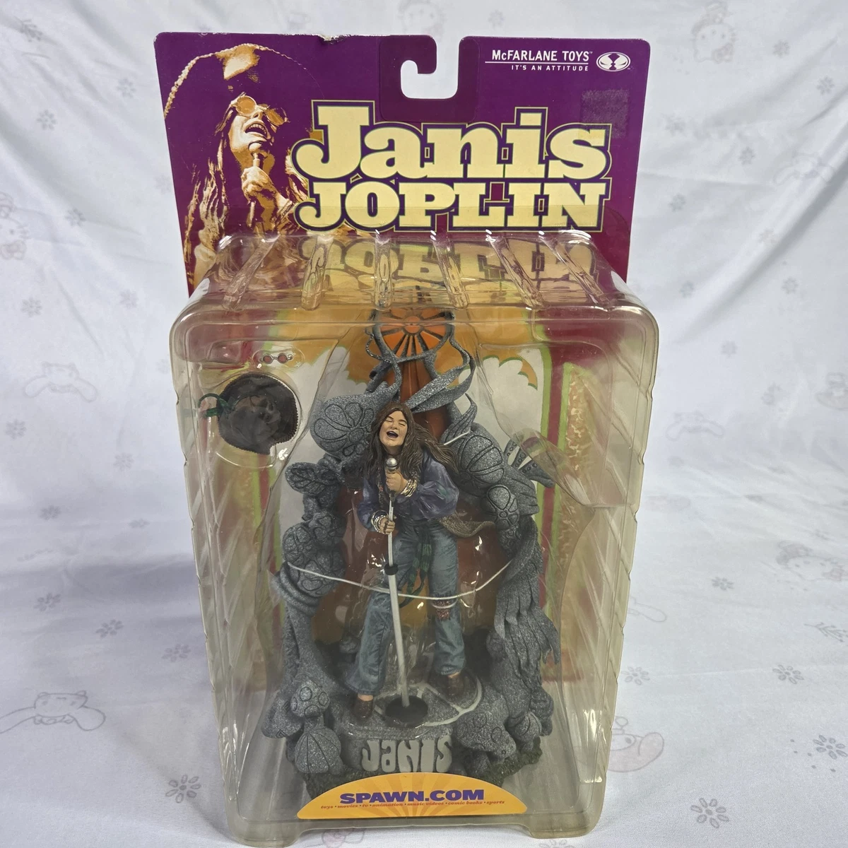 McFarlane Toys Action Figure Janis Joplin Music Action Figures for