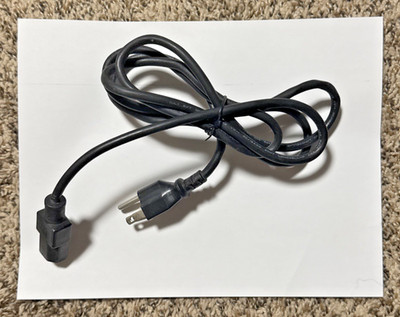Longwell 6Ft Power Cord Cable 3 Prong for Monitors/PCs (Used Original Cord)