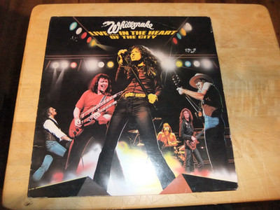 1980 Whitesnake Live In Heart Of The City OG Mirage VINYL Record NM/VG COND ROCK