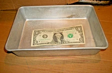 Vintage Mirro 9 X6" Aluminum Lasagna/Cake Pan Cookie Sheet/Tray For Toaster Oven