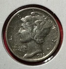 1939S US Mercury SILVER Dime XF! "San Francisco" Mint! Old US Coin!