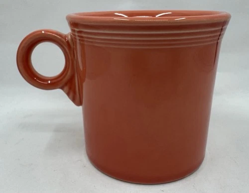 Fiesta Ring Coffee Mug Rose Pink Fiestaware USA Vintage Pristine