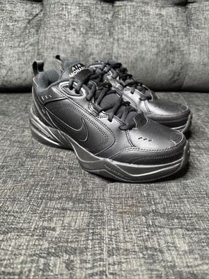 Nike Air Monarch IV Triple Black 2017 Mens Size 415445-001 Brand New No  Box