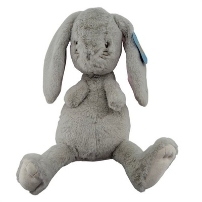GiggleScape Bunny Rabbit Plush Gray 17'' Long Stuffed Animal Super Soft Stuffie