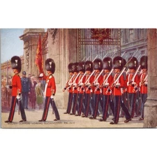 Welsh Guards Leaving Buckingham Palace Postcard PC621