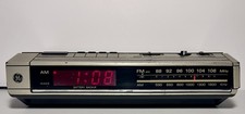 Vintage GE General Electric Digital Alarm Clock Radio Model 7-4634B Working