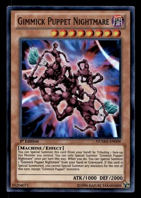 Number Hunters Gimmick Puppet Nightmare #NUMH-EN009 1st Edition Yu-Gi-Oh! TCG - Photo 1/2