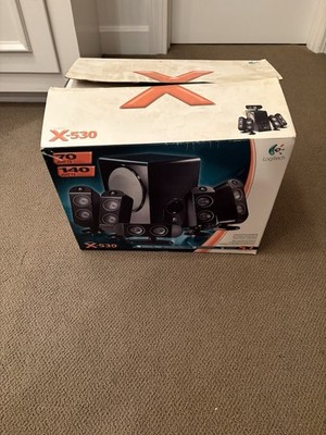 Logitech X 530 5.1 Surround Sound Speaker System Full Set - NEW