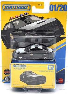 Matchbox J-11  ポリスカー ミニカー 箱付き Matchbox Collectors 2023 Dodge Charger Pursuit #01/20 Die Cast 1