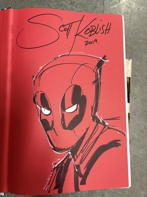 Deadpool by Posehn & Duggan Signed & Sketched by:Duggan, Posehn, Adams & Koblish