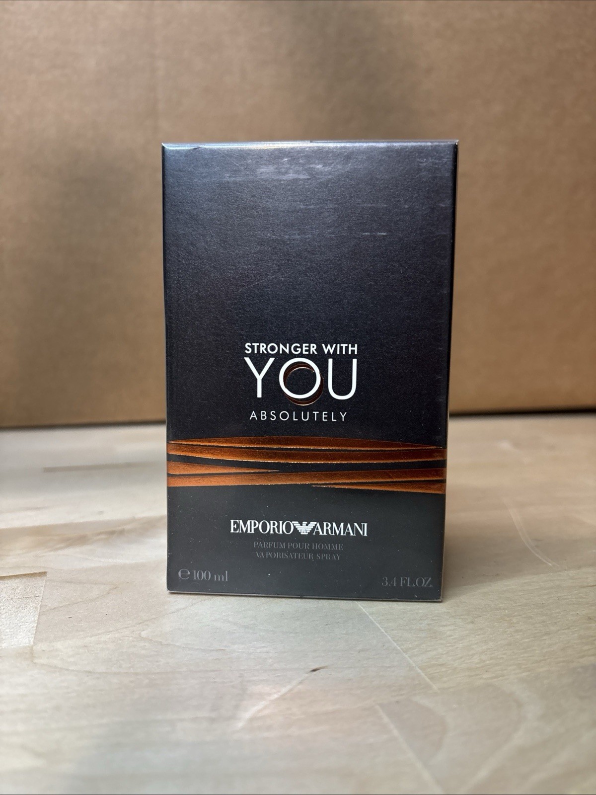 Emporio Armani Stronger With You ABSOLUTELY 3.3oz.Parfum Spray New