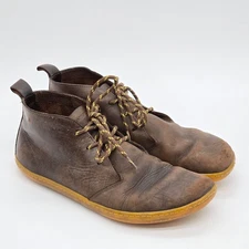 Vivobarefoot Gobi II Chukka Ankle Pittards Brown Leather Boots Men 10.5-11 READ