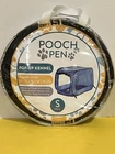 Pooch Pen Solid Pop-up Pet Kennel 32.5"Lx19.5"Wx19.5"H NEW Travel Vacation