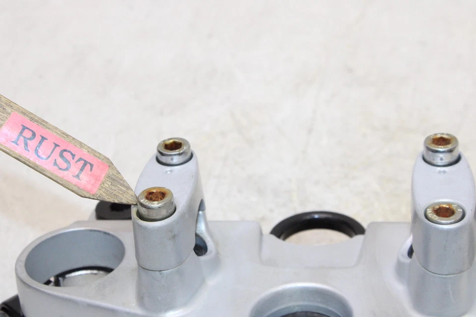 Suzuki GS500F 2009 horquillas OEM abrazadera de árbol triple superior Foto 2 de 4