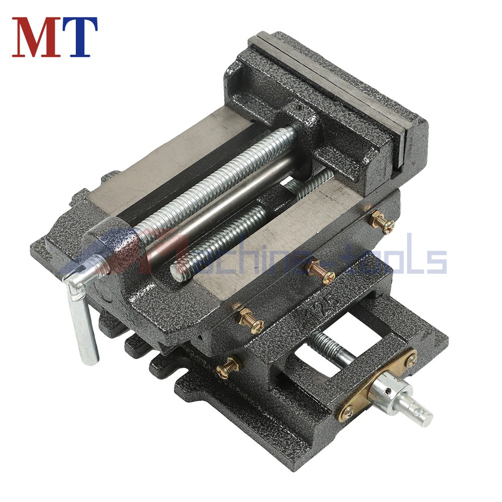 5" Cross Slide Vise Drill Press X-Y Clamp Heavy Duty Machine Metal 2 Way