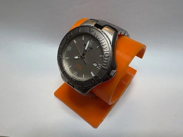 Reloj Hombre Boccia Titanio 10 BAR Resistente al Agua Fecha Cuarzo 3503-01 Foto 3 de 4