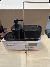 Kitchen Soap Dispenser Set, Soap Dispenser for Kitchen Sink, Dish Soap Dispenser