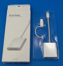 SD Card Reader Micro SD Lightening & USB-C for iPhone 15 iPad MacBook Windows